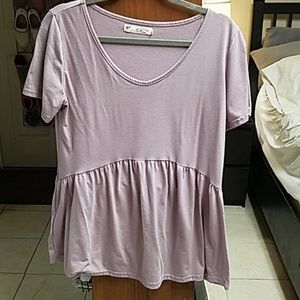 Pale Purple Peptum Shirt